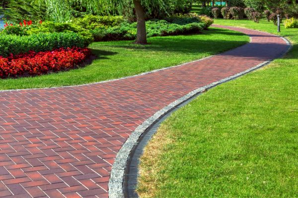 Brick Walkway Installation in Zionsville