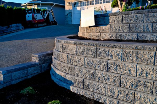 Stone Retaining Wall Repair in Zionsville
