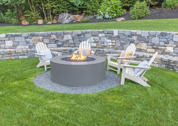 Stone Wall Installation in Zionsville