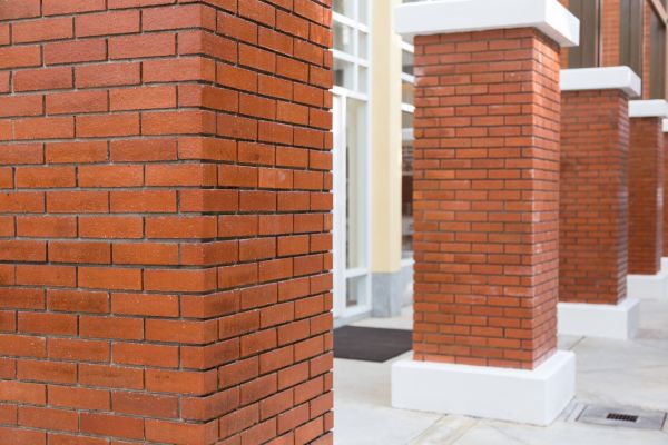 Brick Column Installation in Zionsville