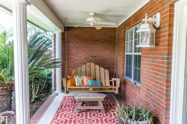 Porch Brick Repair in Zionsville