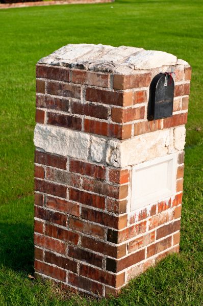 Brick Mailbox Installation in Zionsville
