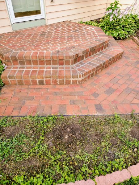 Brick Stoop Repair in Zionsville